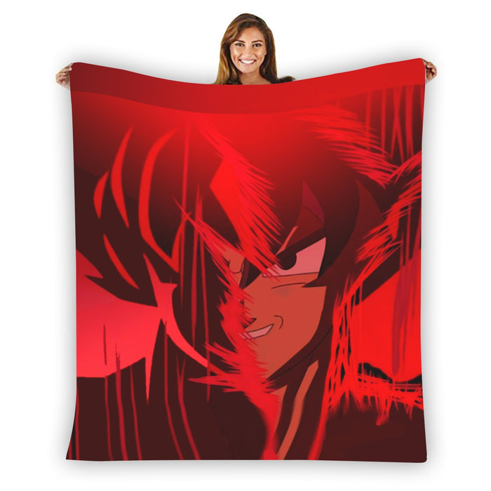 Dragon Ball Son Goku Portrait Japanese Anime Full Print Blanket