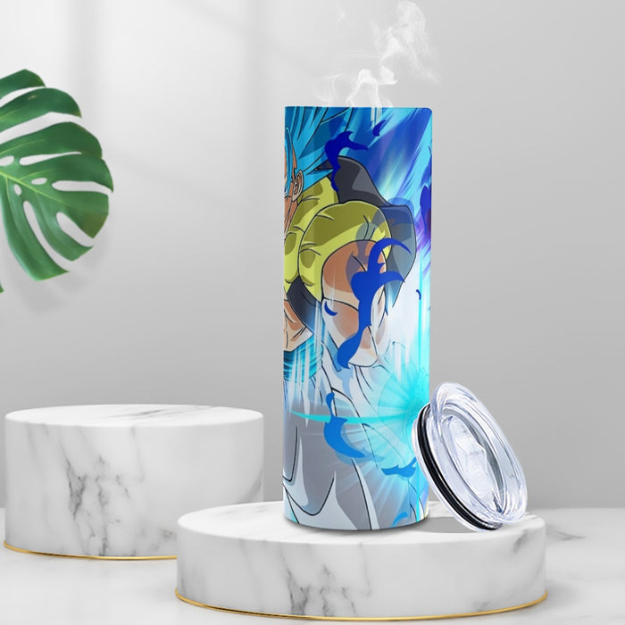 Super Saiyan Blue Gogeta Tumbler with twinkle surface