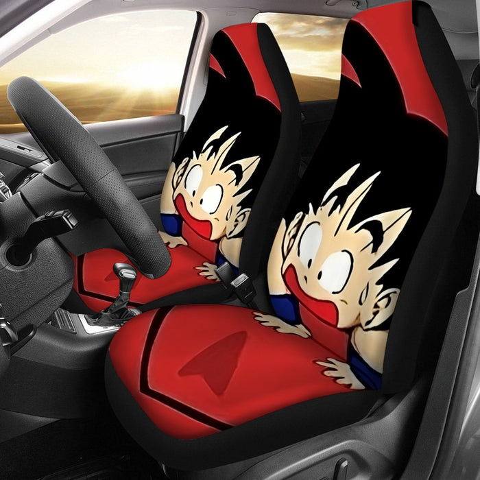 Dragon Ball Cute Goku Kid Pocket Simple Design Streetwear Car Seat Cover