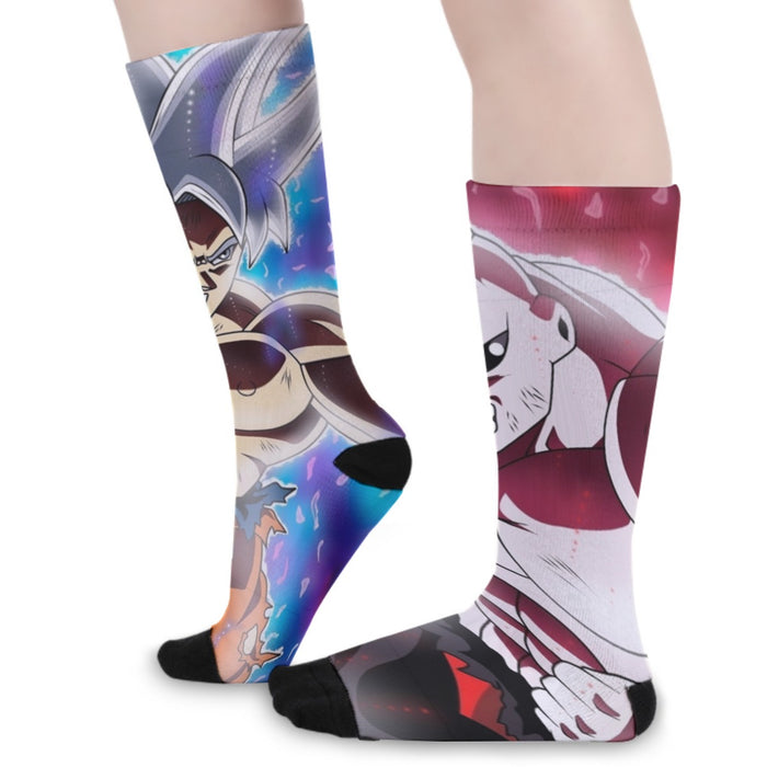 Dragon Ball Super Goku vs Jiren Fierce Battle Full Print Socks