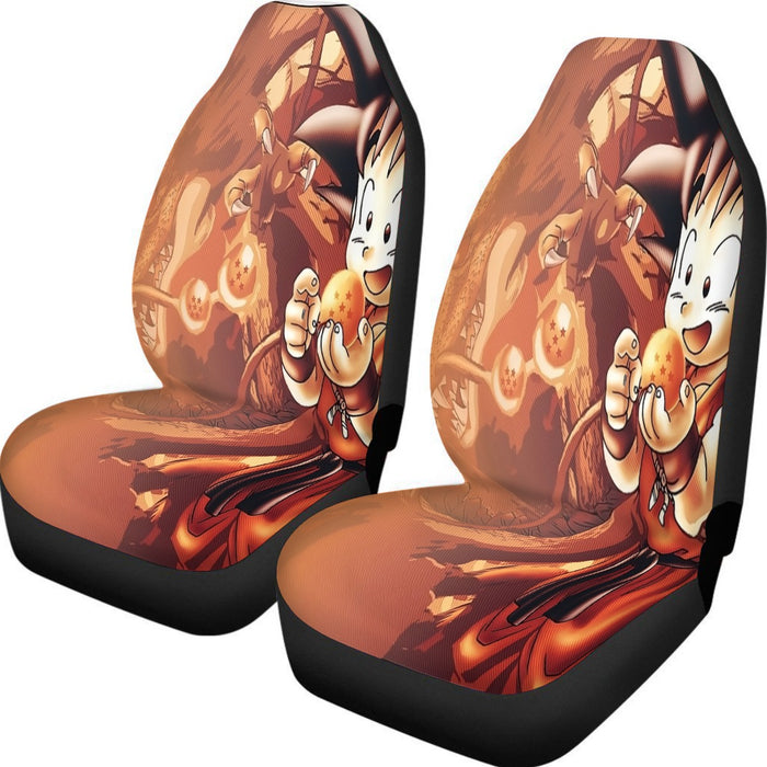 Kid Goku Dragon Ball Car Seat Cover