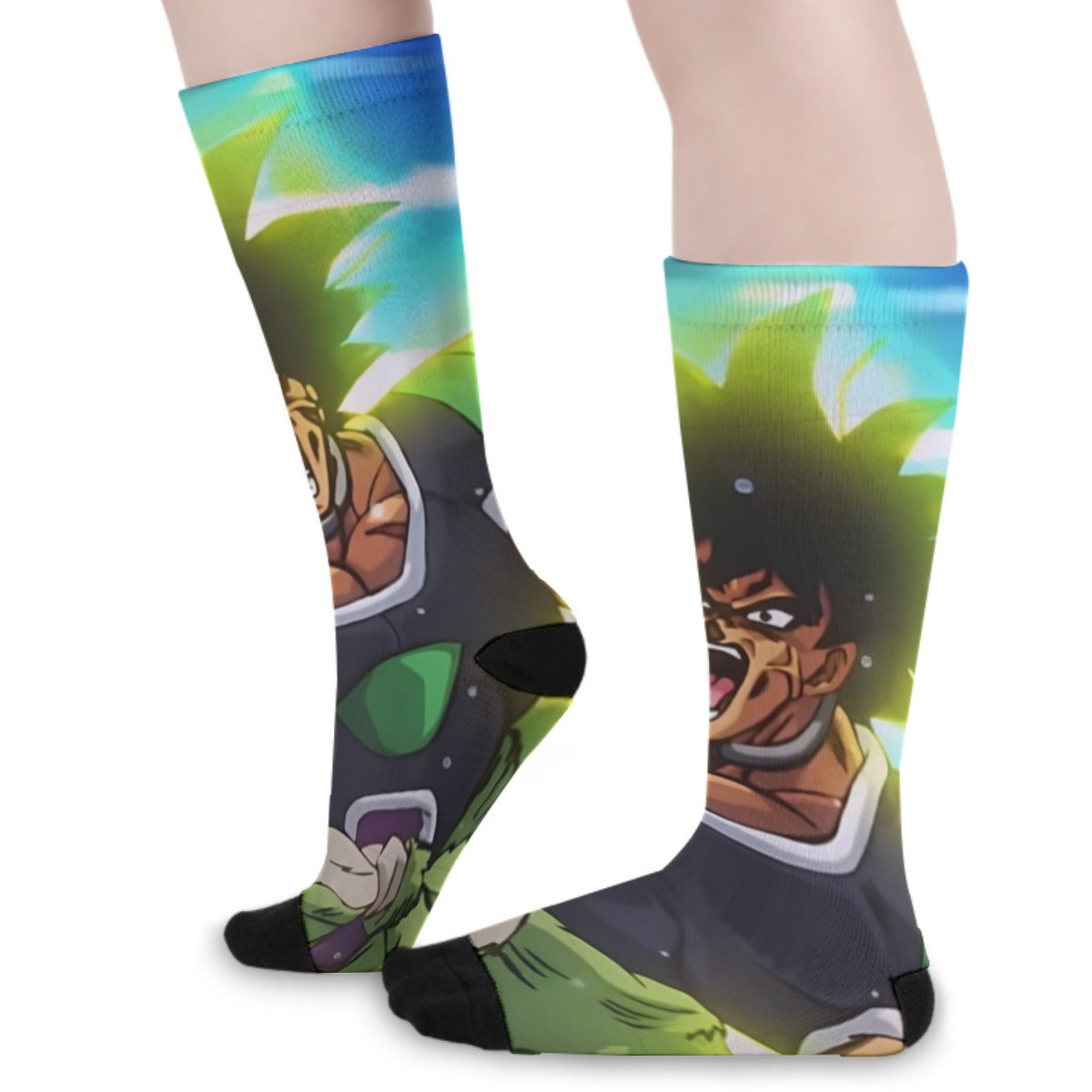 Dragon Ball Z Broly Wearing His Control Mechanism Socks — DBZ Store