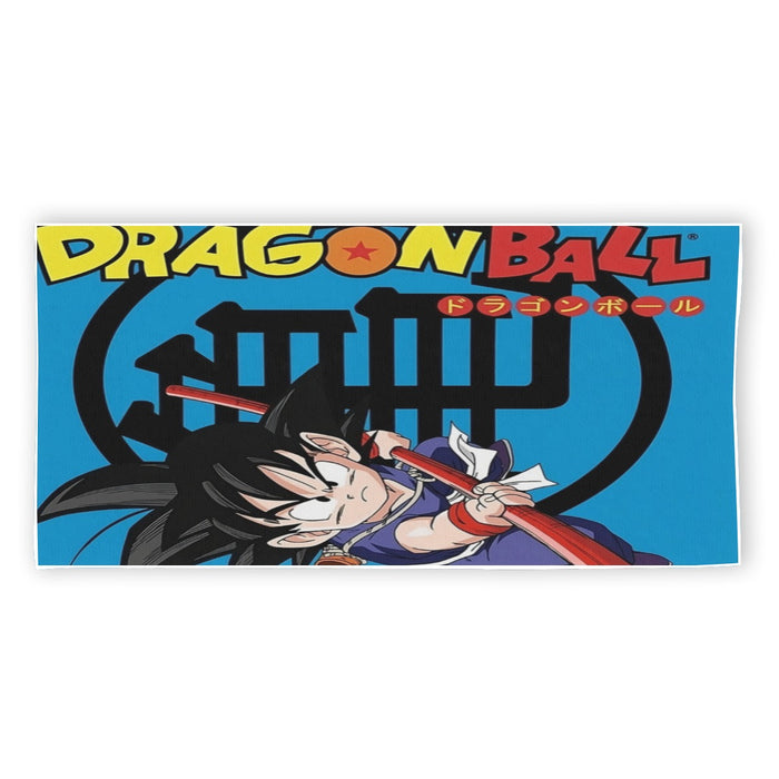 Young Goku Beach Towel