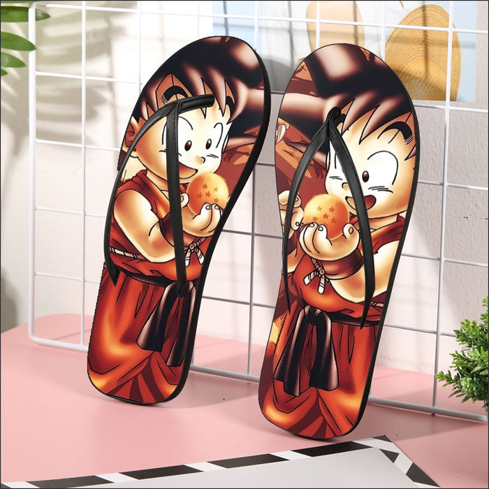 Kid Goku Dragon Ball Flip Flops