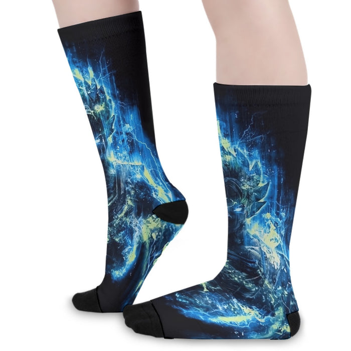 Dragon Ball Super Goku Super Saiyan Kaioken Dope Aura Socks