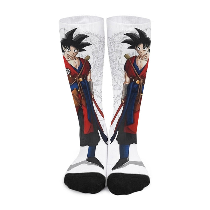 Dragon Ball Z Cool Adult Goku Fighter Attire Shenron Socks