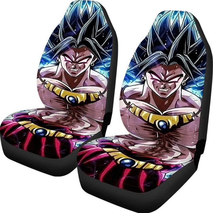 DBZ Legendary Super Saiyan Broly With Black Hair Car Seat Cover