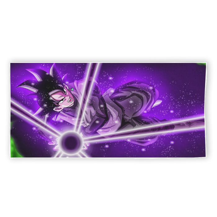 Black Goku Performs Black Power Ball attack  Dragon Ball Super Beach Towel