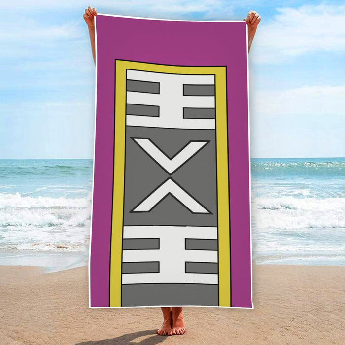 DBZ The Epic Cape Costume Of Grand Zeno Cosplay  Beach Towel