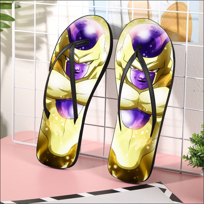 Dragon Ball Super Frieza True Golden Cool Streetwear Flip Flops