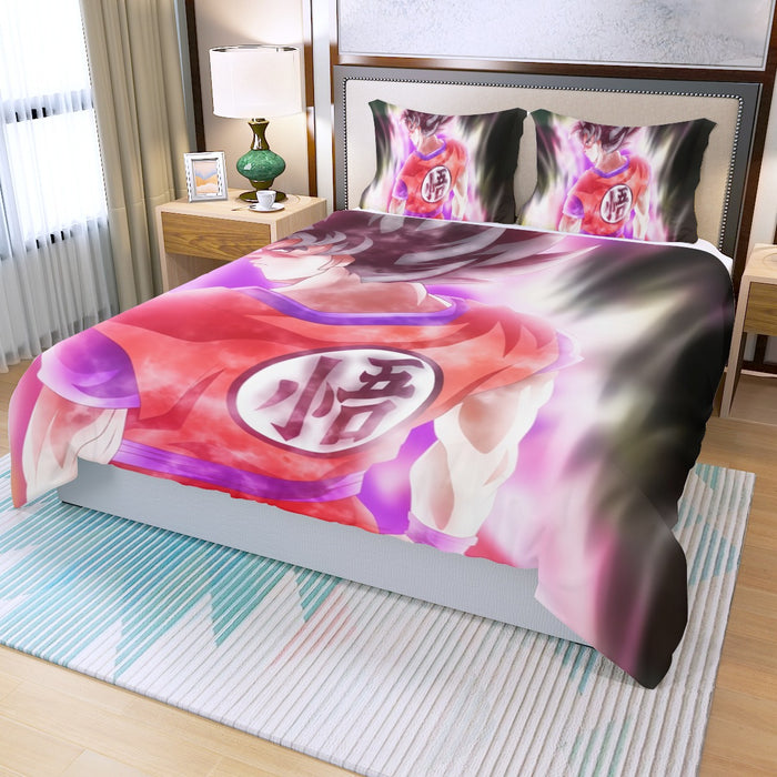 Dragon Ball Angry Son Goku Unique Style Full Print Three Piece Duvet Cover Set