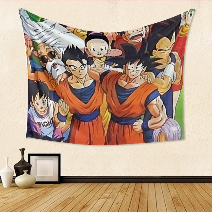 Dragon Ball Z Dragon Ball Characters Happiness Design Tapestry