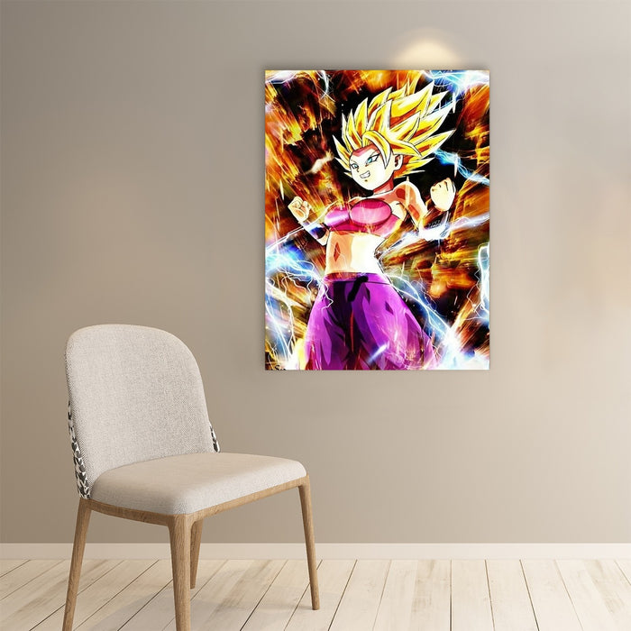 Dragon Ball Super Caulifla Super Saiyan 2 Epic Casual Paper poster