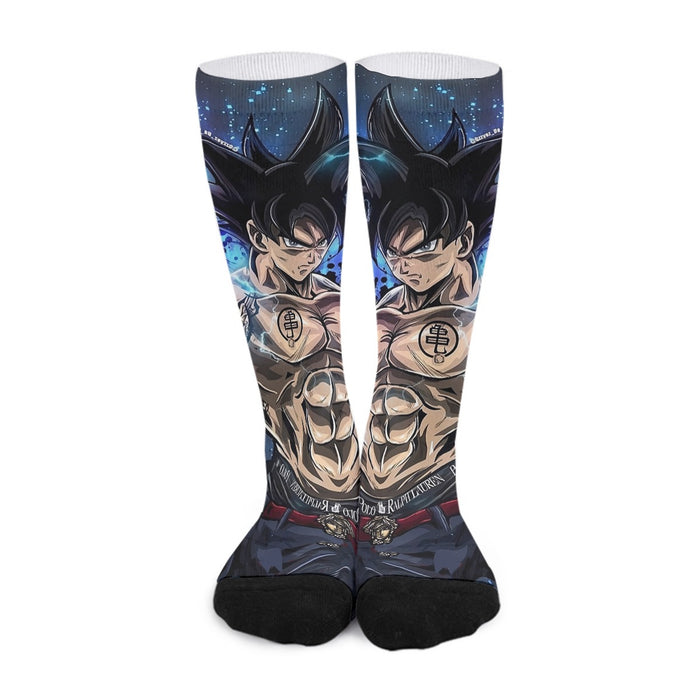 Thugged out Goku UI Comfortable Dragon Ball Socks