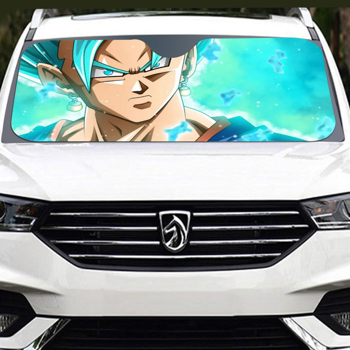 Dragon Ball Super Vegito Blue Super Saiyan Cool 3D Windshield Sunshade