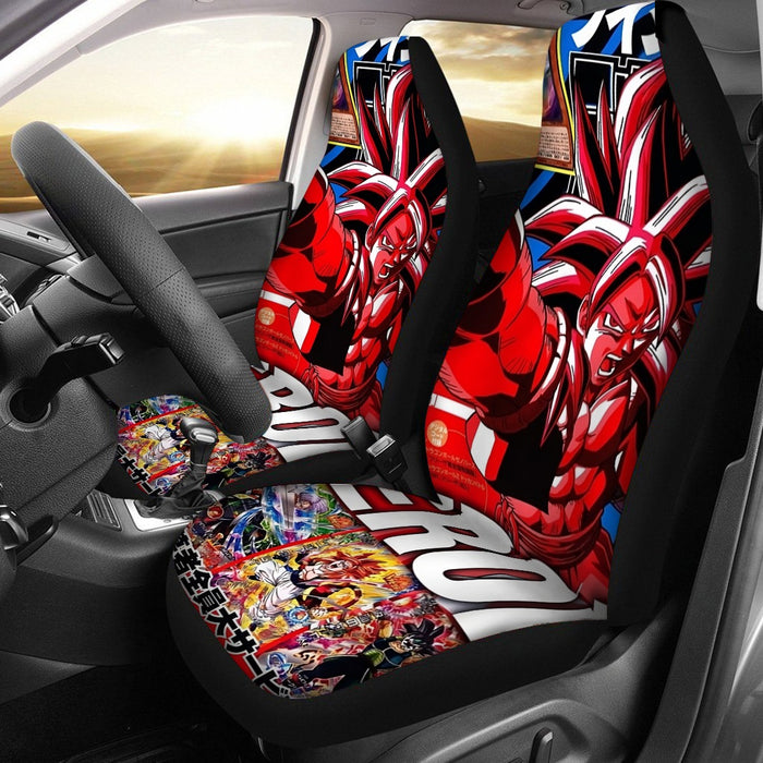 Japan Magazine Full Cover Gogeta Heroe SSJ4 Stylish 3D Car Seat Cover