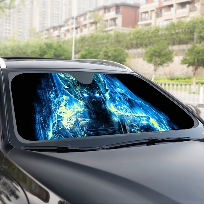 Dragon Ball Super Goku Super Saiyan Kaioken Dope Aura Windshield Sunshade