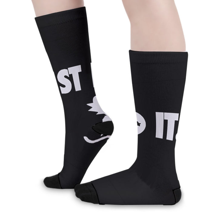 Just Do It Slogan Dragon Ball Kid Goku Dope Black  Socks