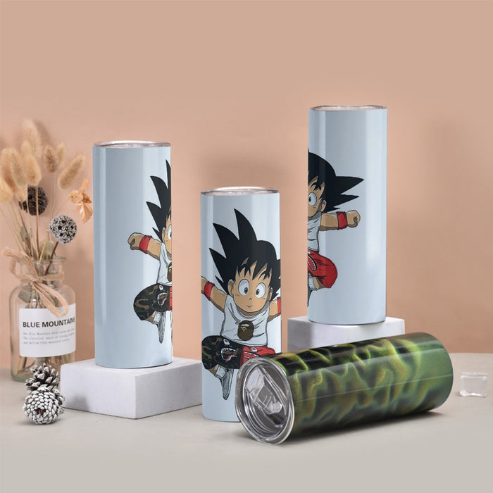 Supreme Goku Dragon Ball Z Tumbler with twinkle surface