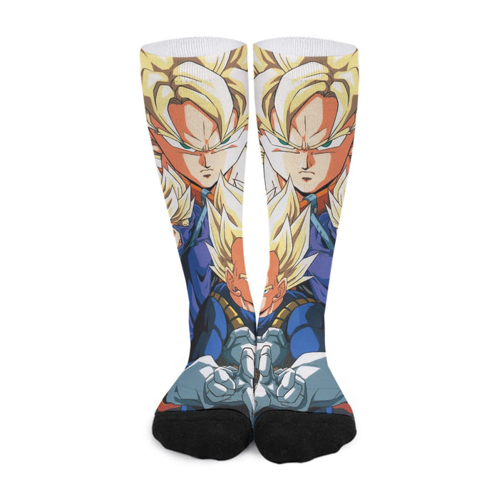 Dragon Ball Goku Vegeta Trunks Super Saiyan Power Heroes Cool Trending Design Socks