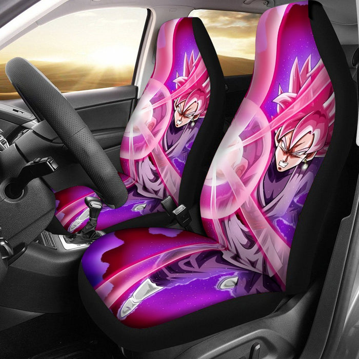 Goku Black Zamasu Super Saiyan Rose Powerful Aura Skills Dope Car Seat Cover