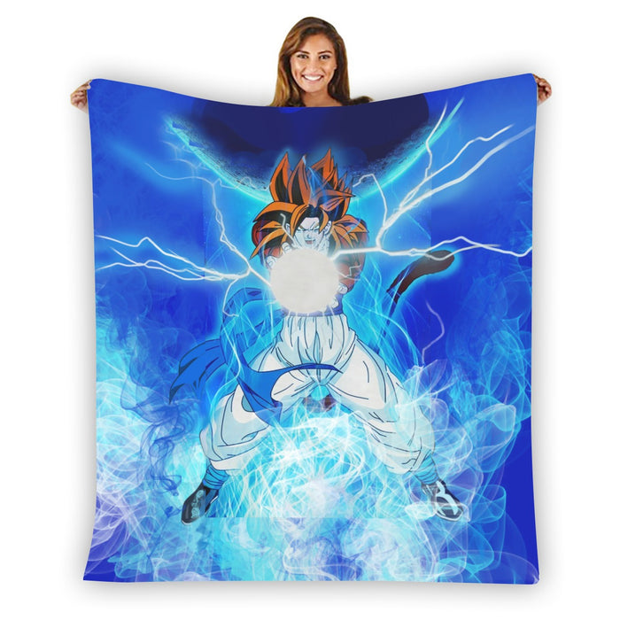 Dragon Ball Z Gogeta Super Saiyan 4 Unbelievable Power Blanket