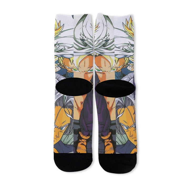 Dragon Ball Teen Gohan Super Saiyan Goku Vegeta Trunks Super Style Socks