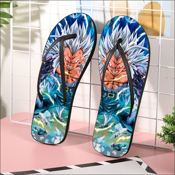 Dragon Ball Vegeta Super Saiyan 4 Ultra Instinct Epic Flip Flops