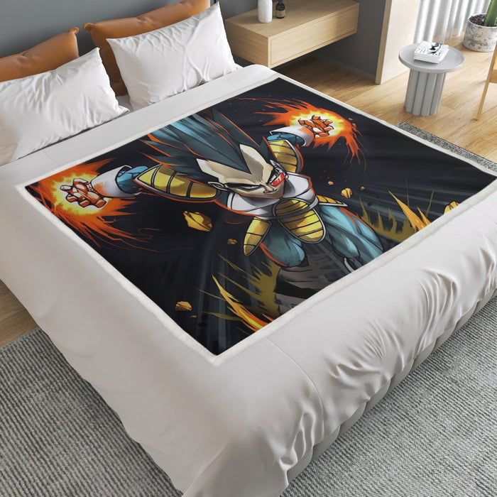 Dragon Ball Armored Vegeta Double Galick Cannon Dope Household Warm Blanket