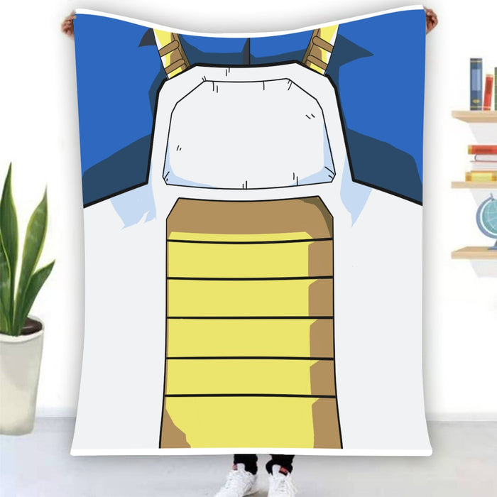 Dragon Ball Z Vegeta Cool Blue Battle Armor Cosplay Blanket