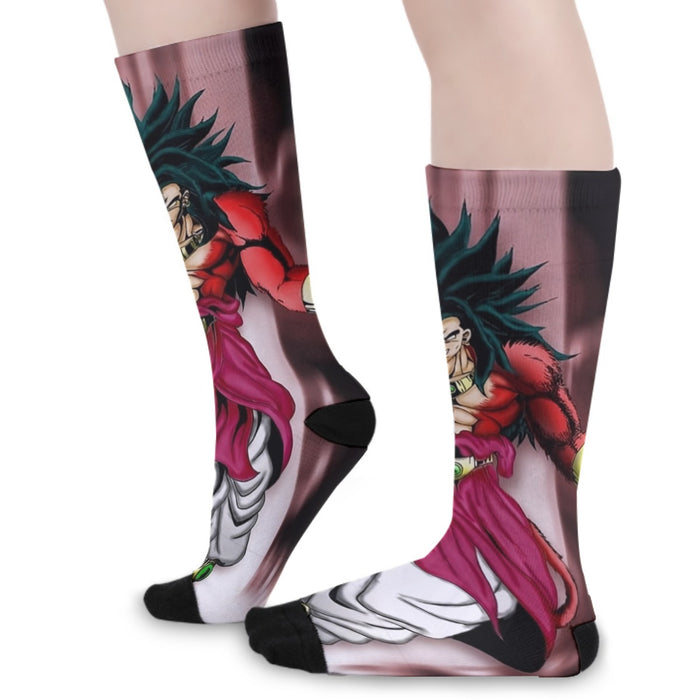 Dragon Ball Z Legendary Super Saiyan Broly 4 Dope Aura Socks