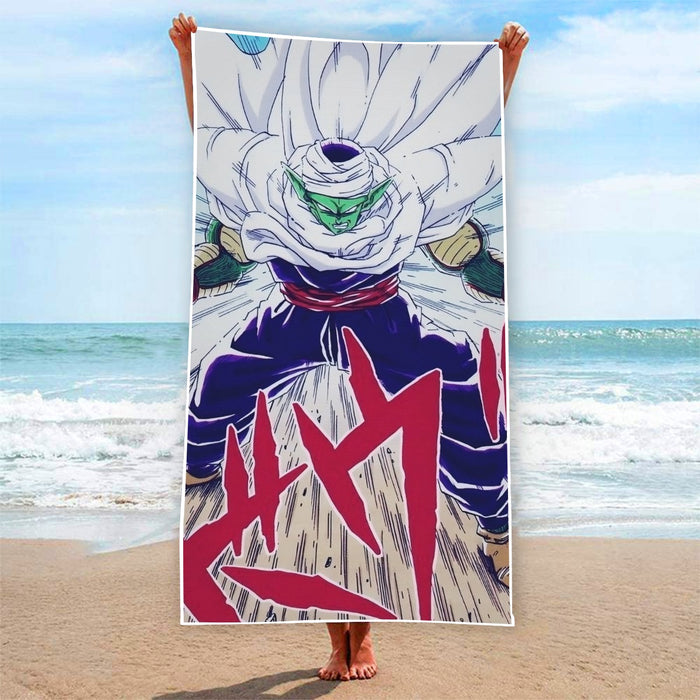 DBZ Evil King Piccolo Release Power Final Battle Fashion Beach Towel