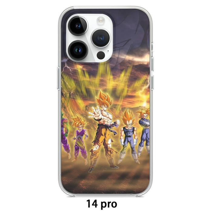 Piccolo Goku And Vegeta Dragon Ball Z iPhone 14 Case