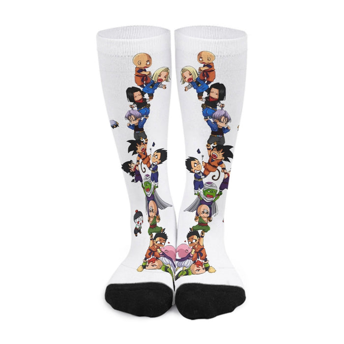 Dragon Ball Z Cute Adorable Chibi DBZ Characters White Socks