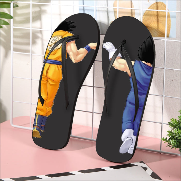 Dragon Ball Z Goku x Vegeta Flip Flops