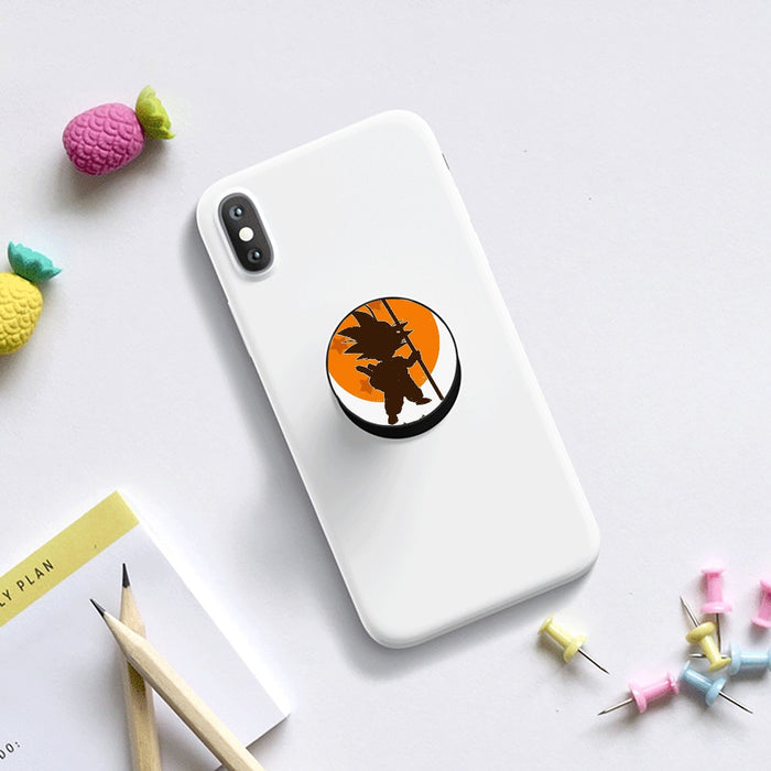 Dragon Ball Z Kid Goku Shadow Logo White Airbag mobile phone holder