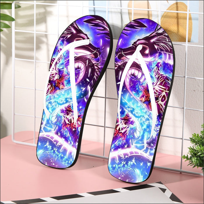 Dragon Ball Super Ultra Instinct Goku x Shenron Flip Flops