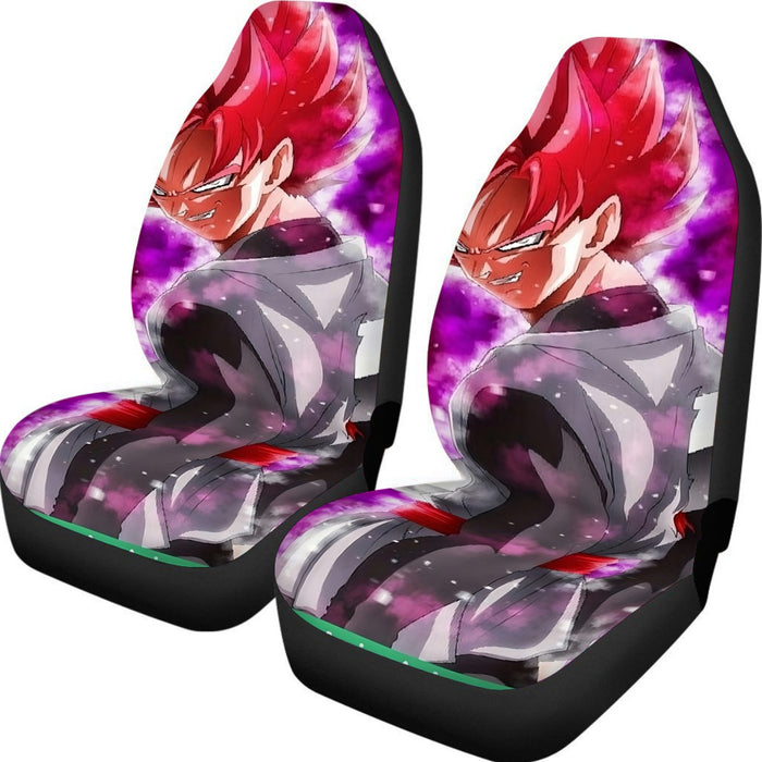 Dragon Ball Super Black Goku Rose Impaled Trunks Sword Car Seat Cover