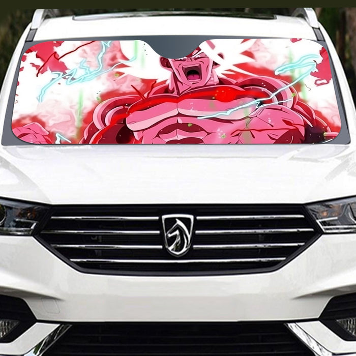 Goku Super Saiyan White Omni God Transformation Windshield Sunshade