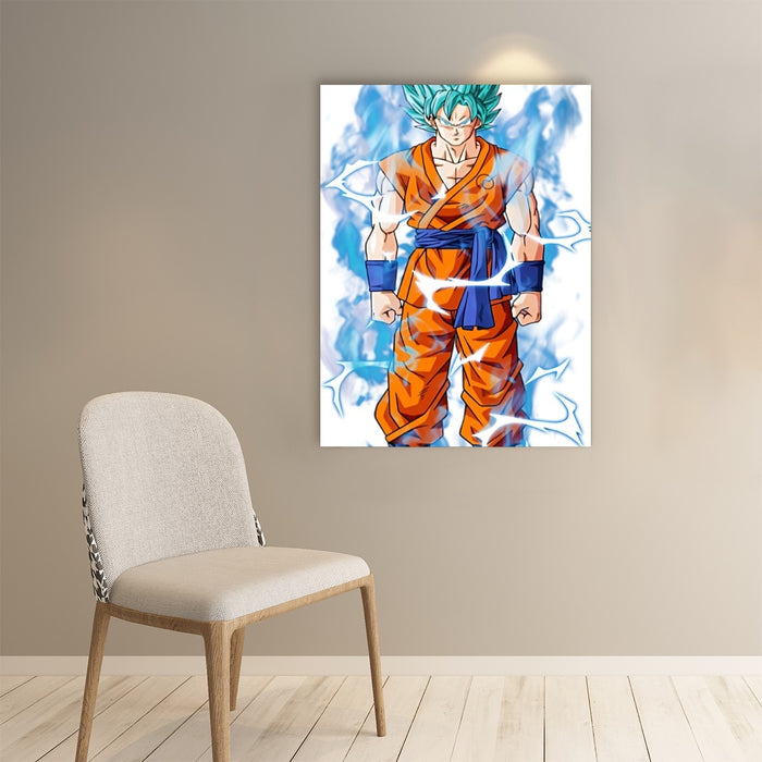 Dragon Ball Super SSGSS Goku Paper poster