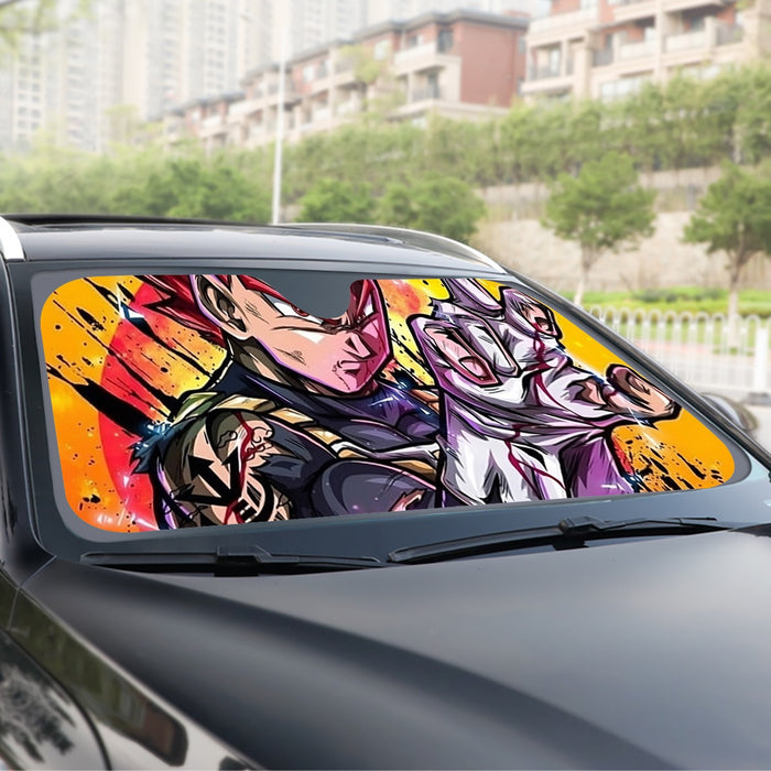 Dragon Ball Z Vegeta God Windshield Sunshade