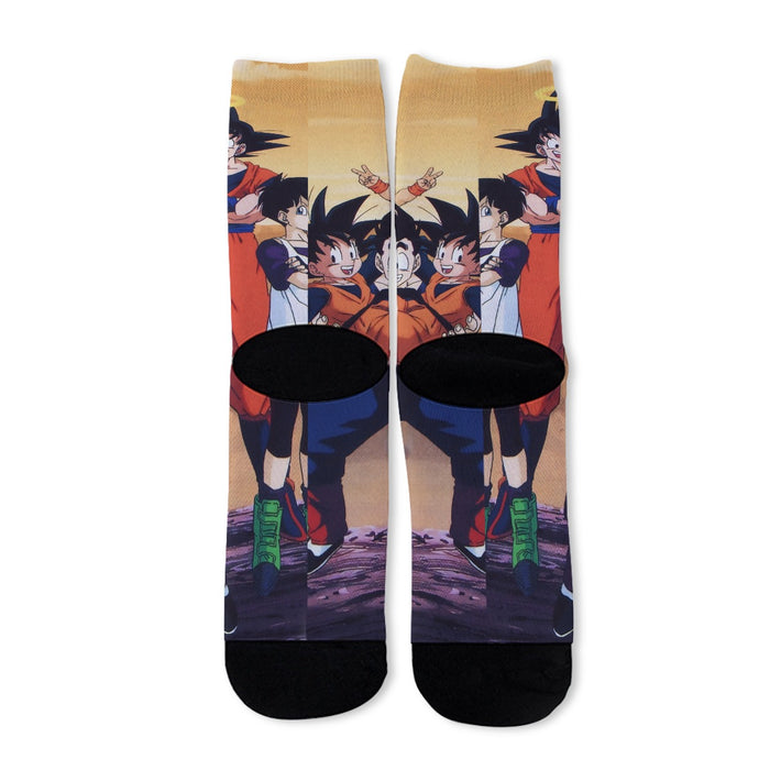 Dragon Ball Son Goku Happy Family Socks