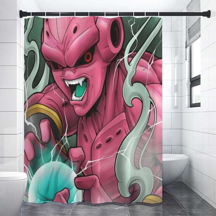 Awesome Majin Buu Attack Shower Curtains