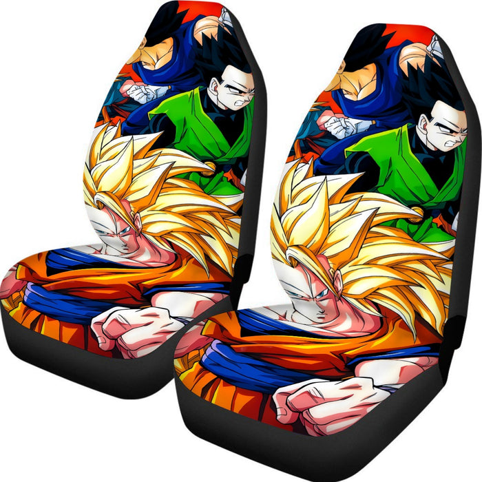 Dragon Ball Goku Super Saiyan 3 Vegeta Gohan Trending Design Car Seat Cover