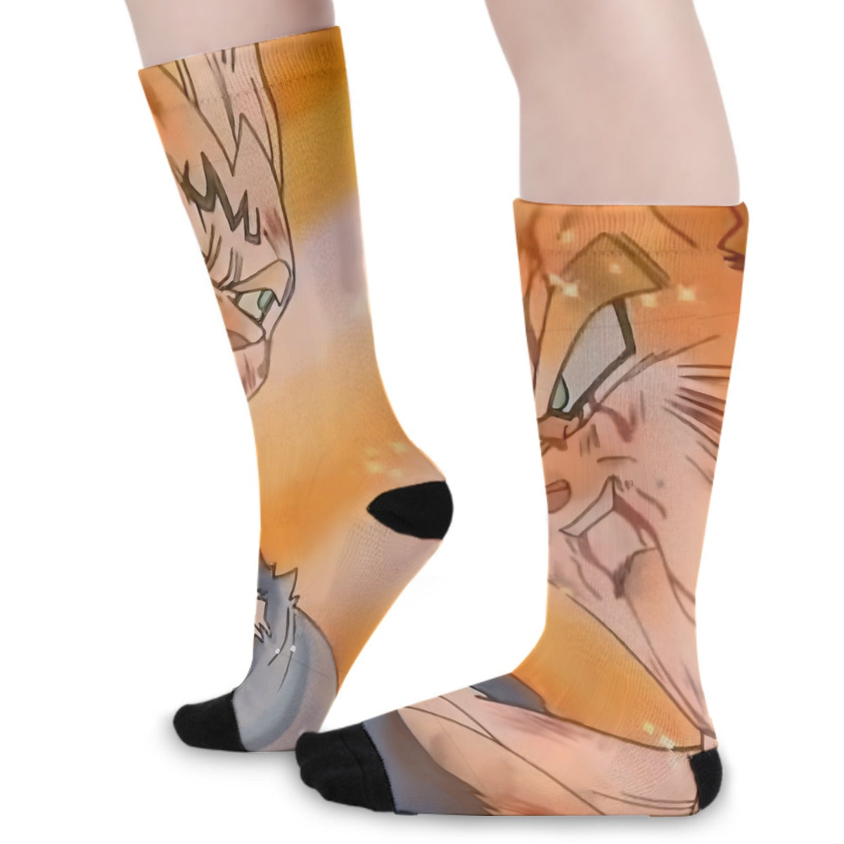 Majin Vegeta Sacrifice Battle Super Saiyan Extraordinary 3D Socks — DBZ ...