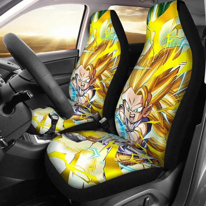 Dragon Ball Kid Goku SSJ3 Kamehameha Car Seat Cover