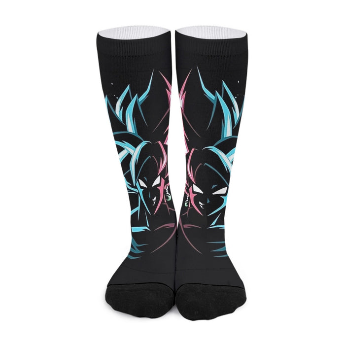 Dragon Ball Super  SSGSS Goku x Black Goku SSJ Rose Socks