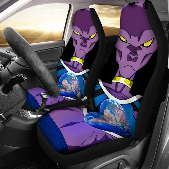 Dragon Ball Super Beerus God Destruction Earth Car Seat Cover