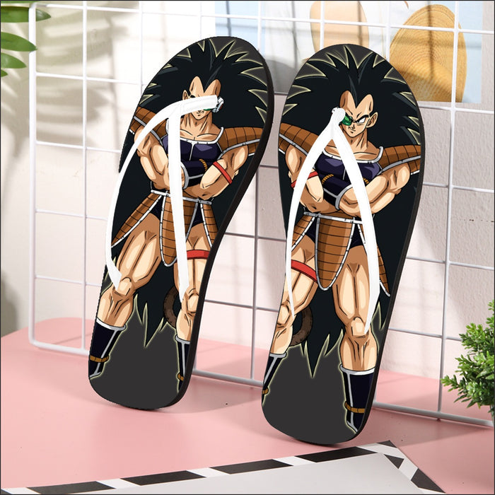 Dragon Ball Z Cool Saiyan Raditz Pride and Proud Flip Flops