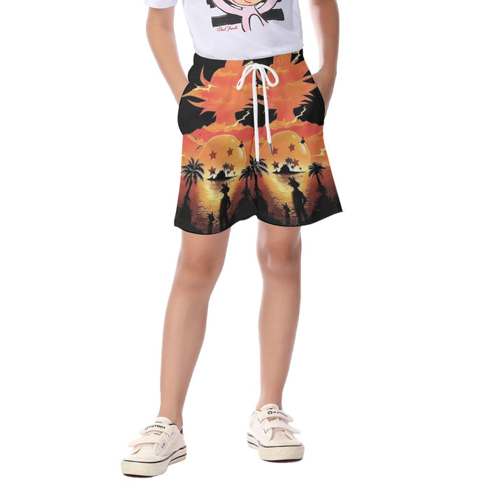 Four Star Dragon Ball Kid's Beach Shorts